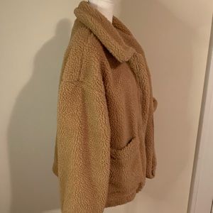 Tan Teddy coat